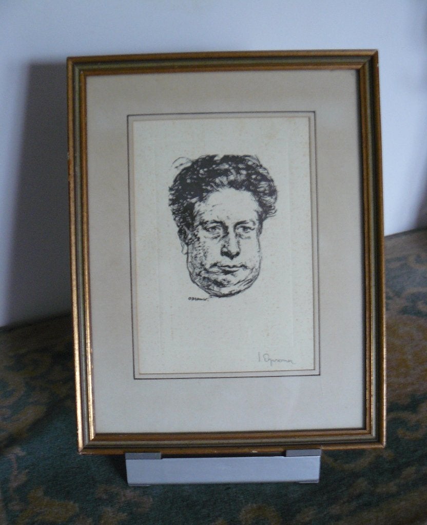 FELIX TIMMERMANS  lier 1886-1947, Antiek en Kunst, Ophalen, Achter glas, Tekening, Klassiek