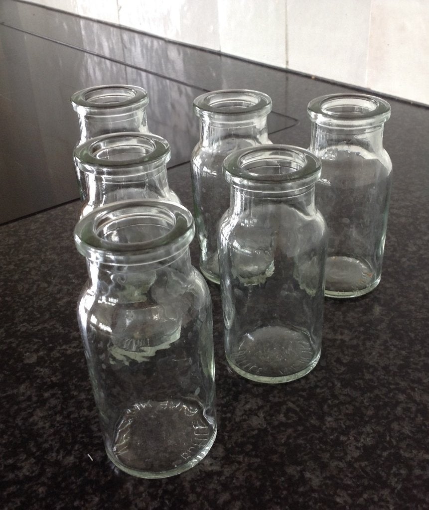 6 kruidenpotjes, Maison & Meubles, Cuisine | Vaisselle, Enlèvement ou Envoi, Comme neuf, Verre, Autres types