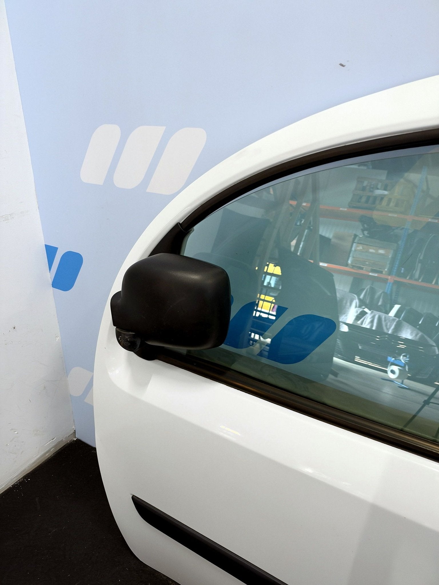 Renault Kangoo II porte avant gauche blanche 801015880R, -, Utilisé, Porte, -