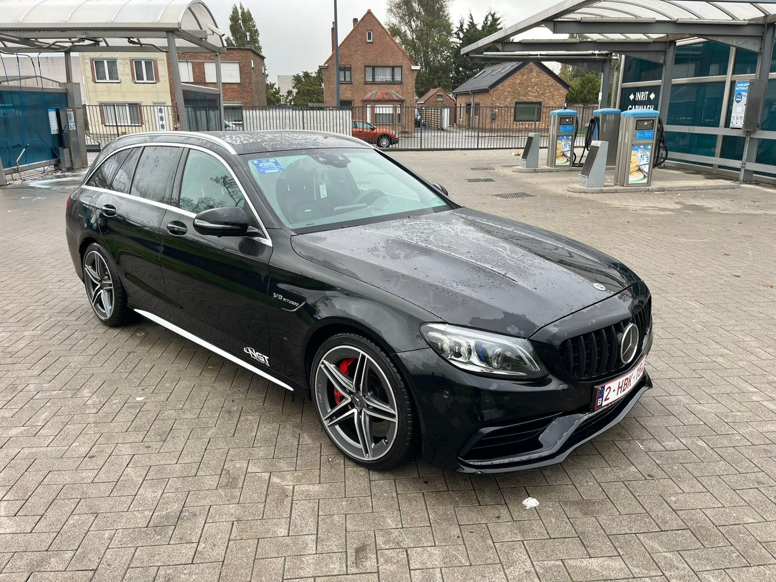 Mercedes C63 AMG - btw/tva - cargo léger, Autos, Mercedes-Benz, Cuir, Achat, Euro 6, 2 places