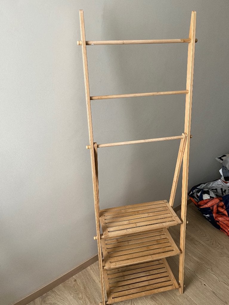 Porte-serviettes en bambou, Autres marques, Comme neuf, Enlèvement, Porte-serviettes