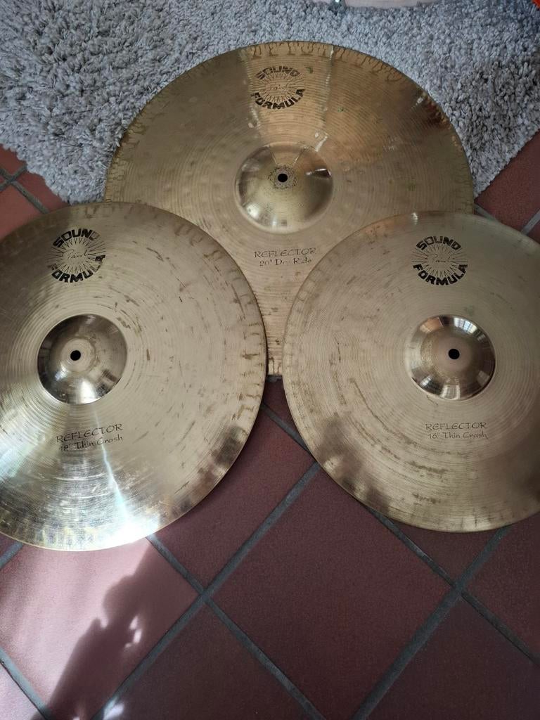 Set de cymbales à réflecteur Paiste Sound Formula pour batte, Musique & Instruments, Enlèvement, Utilisé