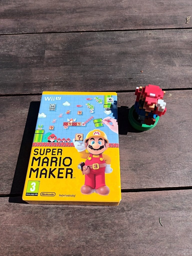 WiiU Super Mario maker + amiibo Mario 30th Ann. collection, Consoles de jeu & Jeux vidéo, Comme neuf, Enlèvement, À partir de 3 ans
