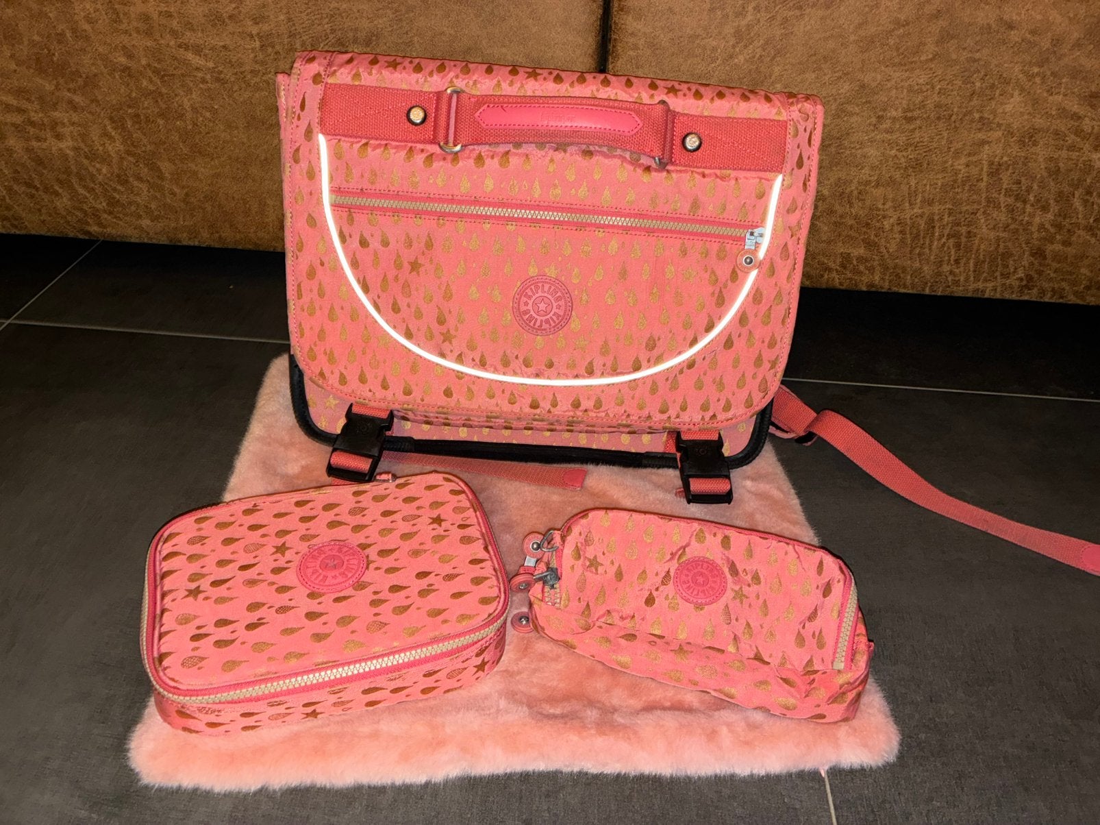 sacoche Kipling, Enlèvement ou Envoi, Utilisé, Rose, Porte-documents ou Cartable