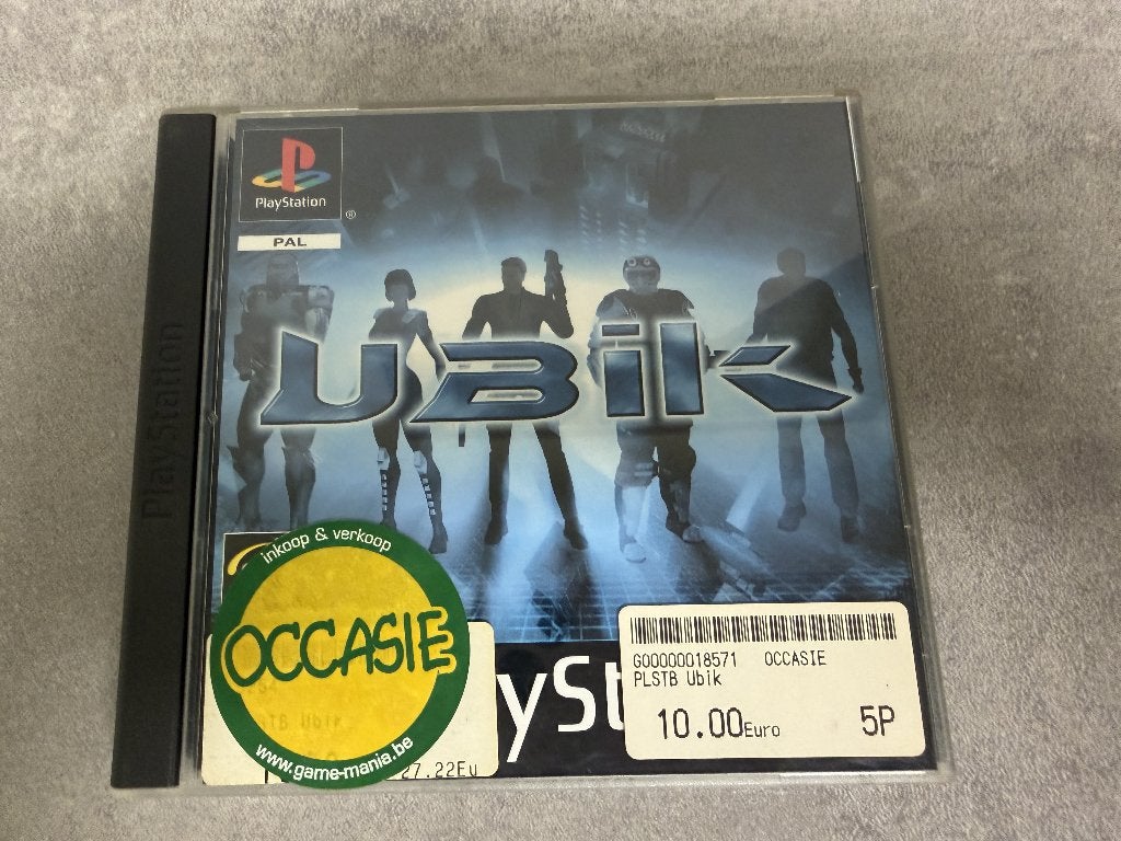 Ubik PS1 game (PAL), Consoles de jeu & Jeux vidéo, 1 joueur, Aventure et Action, À partir de 16 ans, Utilisé