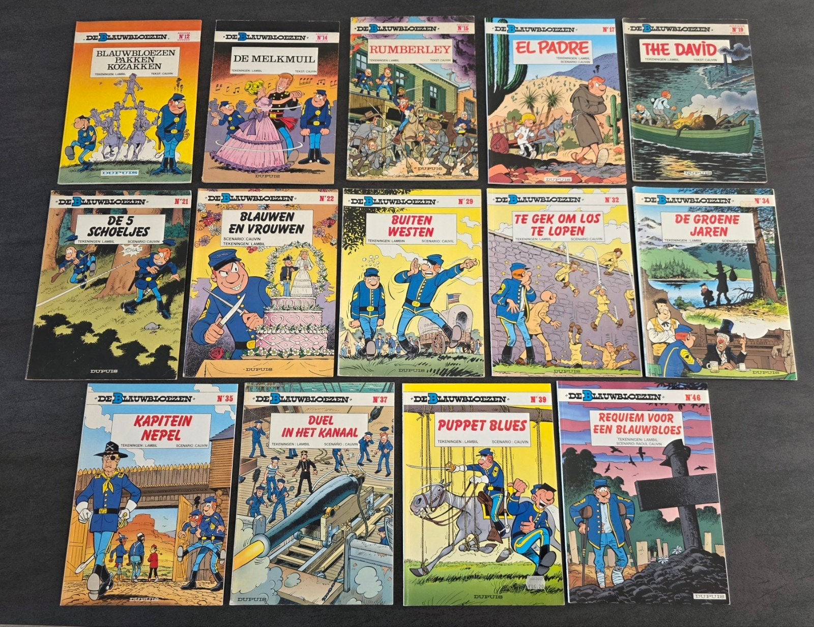 Strips: De Blauwbloezen   : Uitgeverij Dupuis, Boeken, Ophalen of Verzenden, Gelezen