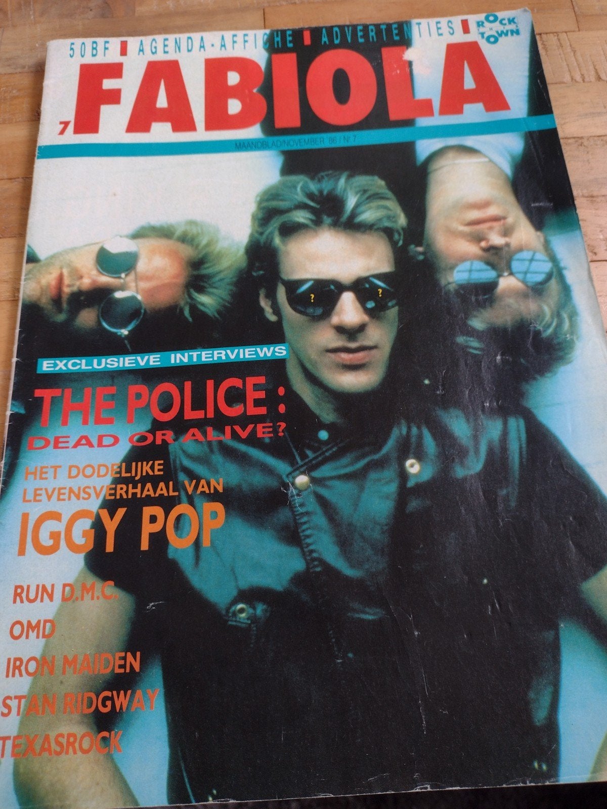 FABIOLA ROCK THIS TOWN 1986: SCABS-POLICE-IRON MAIDEN-OMD ., Ophalen of Verzenden, 1980 tot heden, Tijdschrift