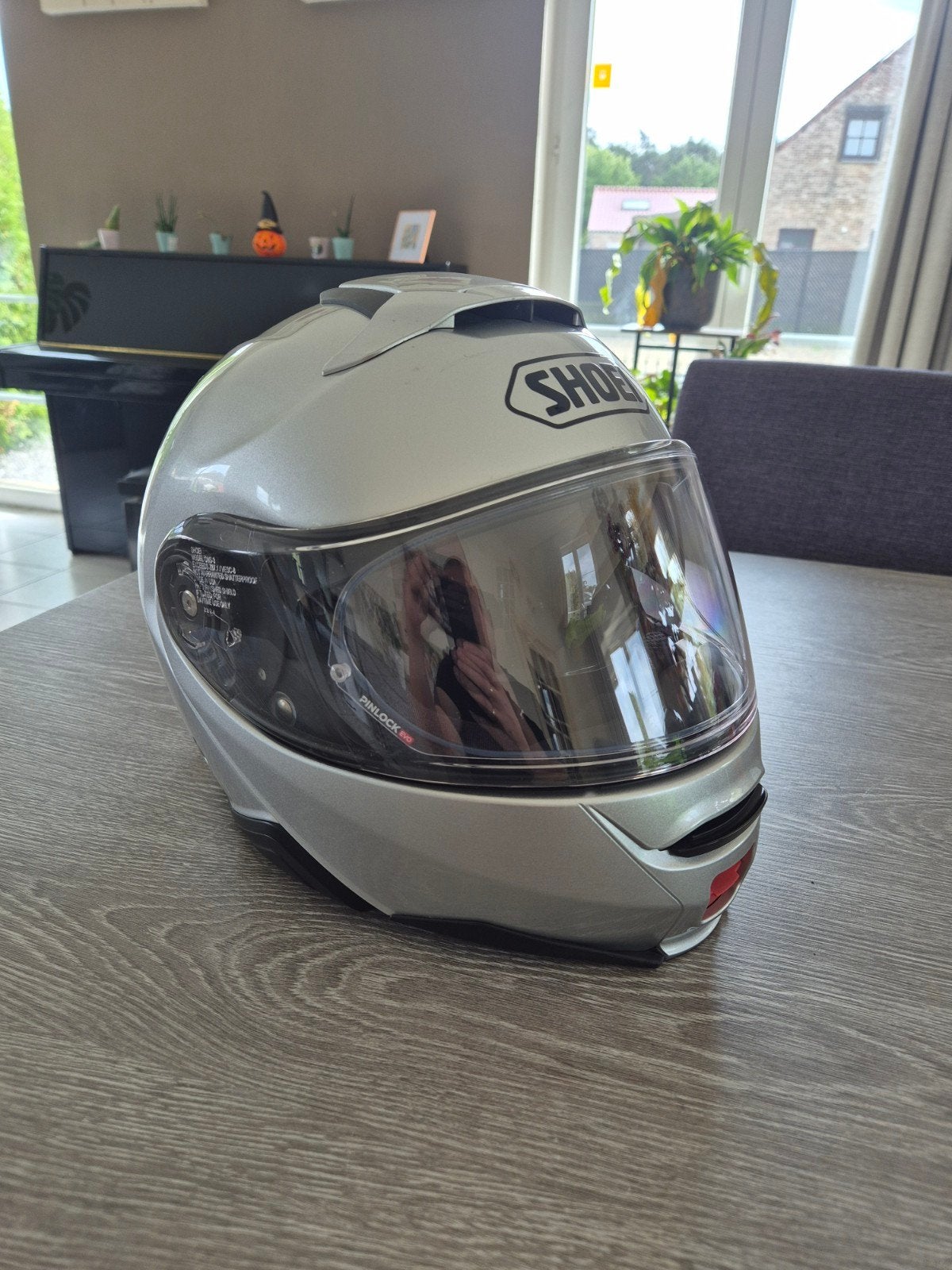 Shoei neotec 2 systeemhelm S incl sena srl2, Motoren, Ophalen, Systeemhelm, Dames, S