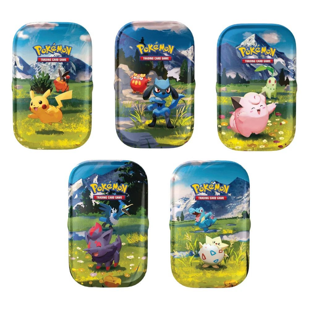 7x mini tin ascended heroes, Ophalen, Zo goed als nieuw