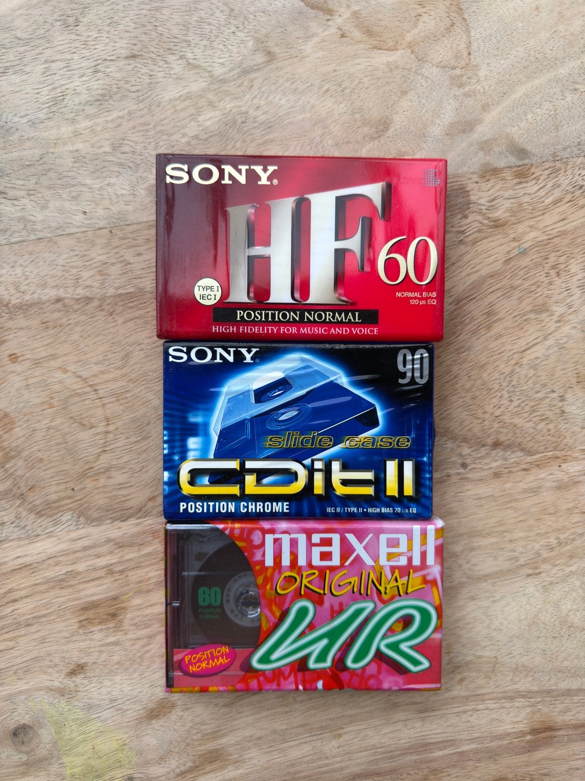 Lot de 3 cassettes audio vierges, Cd's en Dvd's, Cassettebandjes, Ophalen of Verzenden, Zo goed als nieuw