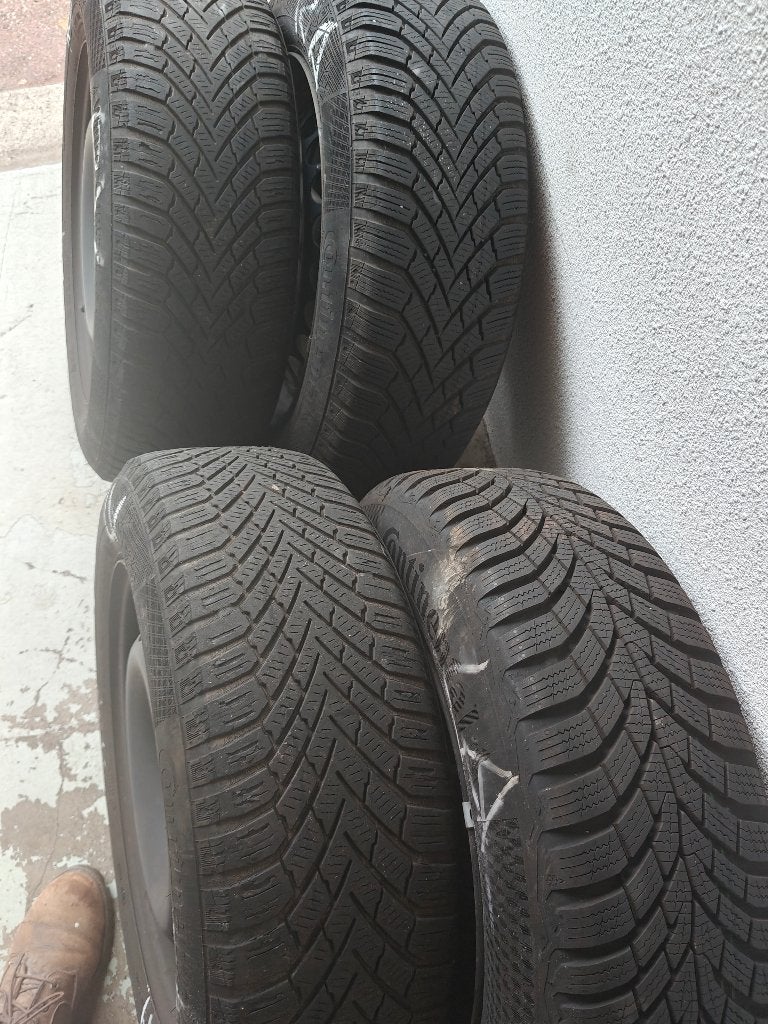 Winterbanden 185/65 R15, Auto-onderdelen, Banden en Velgen, Ophalen, Gebruikt, 15 inch, Banden en Velgen
