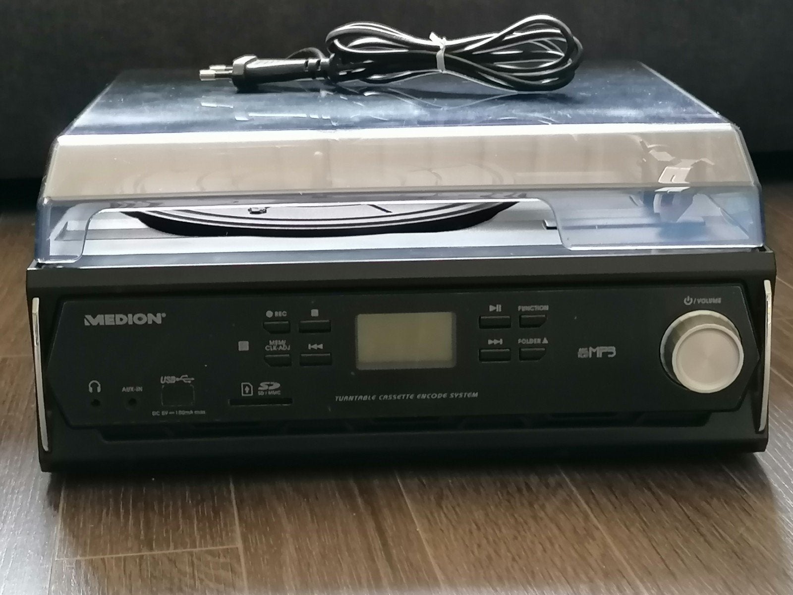 Digitaliseerapparaat voor LP's en cassettes, Enlèvement