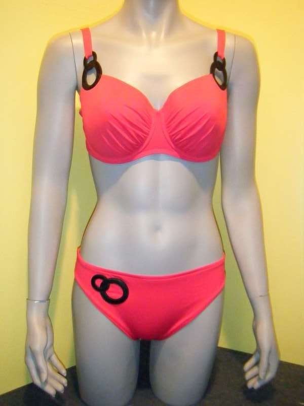 Lise Charmel Bikini Jeux D Anneaux 70E 40, Envoi, Neuf, Rose, Bikini