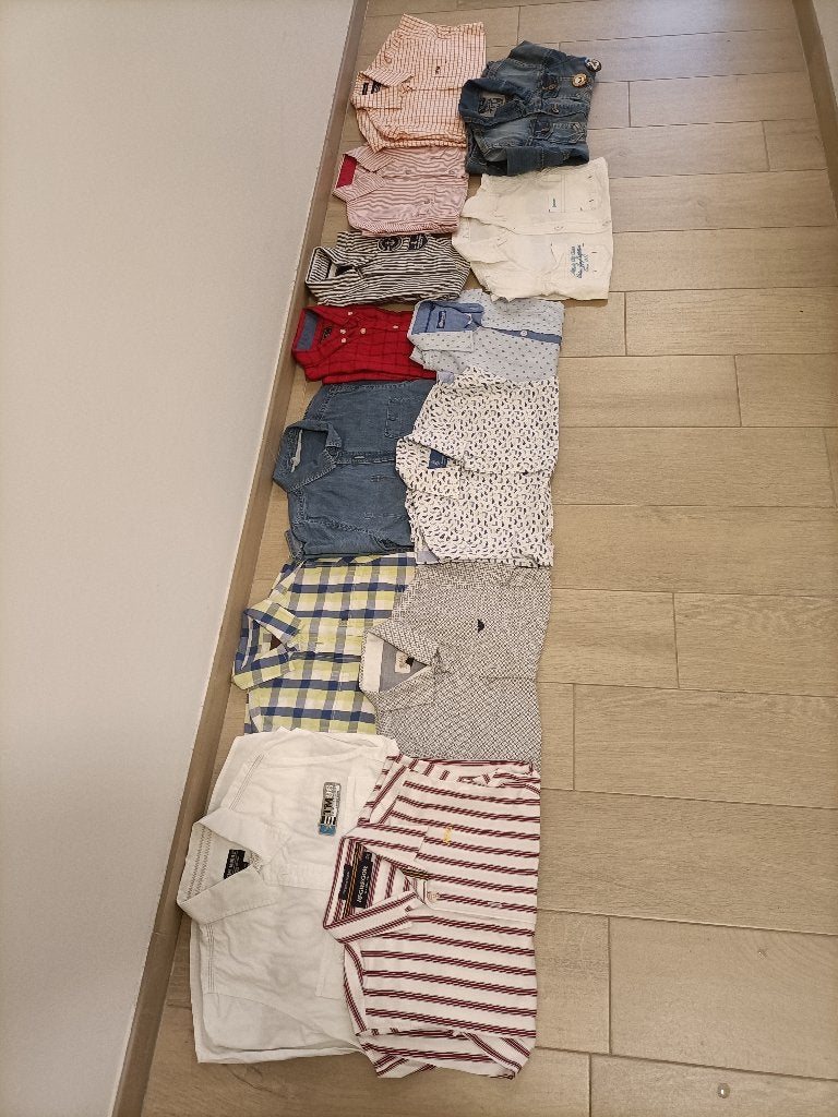 Pakket kinderkleding maat 128, Enlèvement ou Envoi, Utilisé, Taille 128