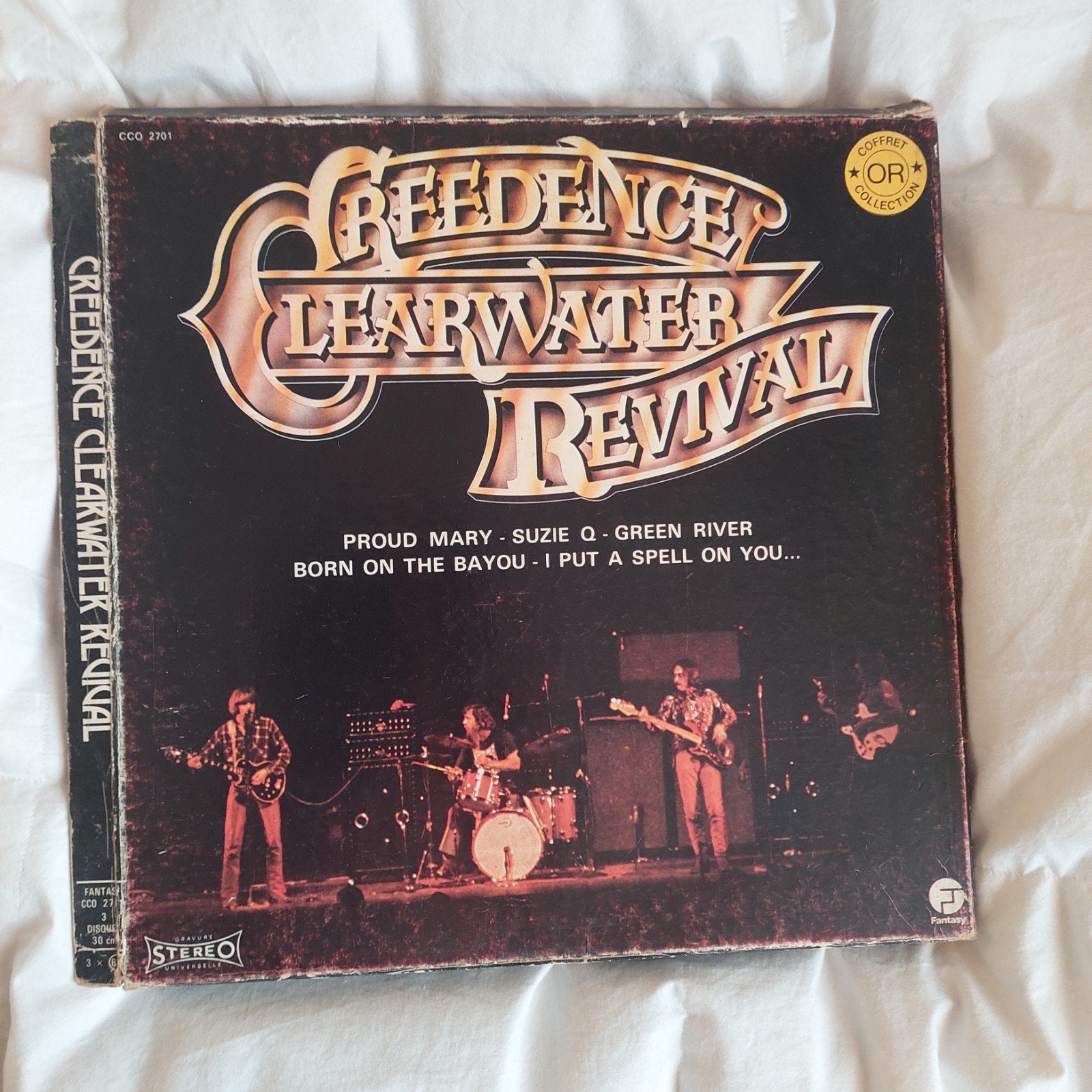 creedence clearwater revival koffer 3 lp's, Ophalen, LP, Gebruikt, Classic Rock