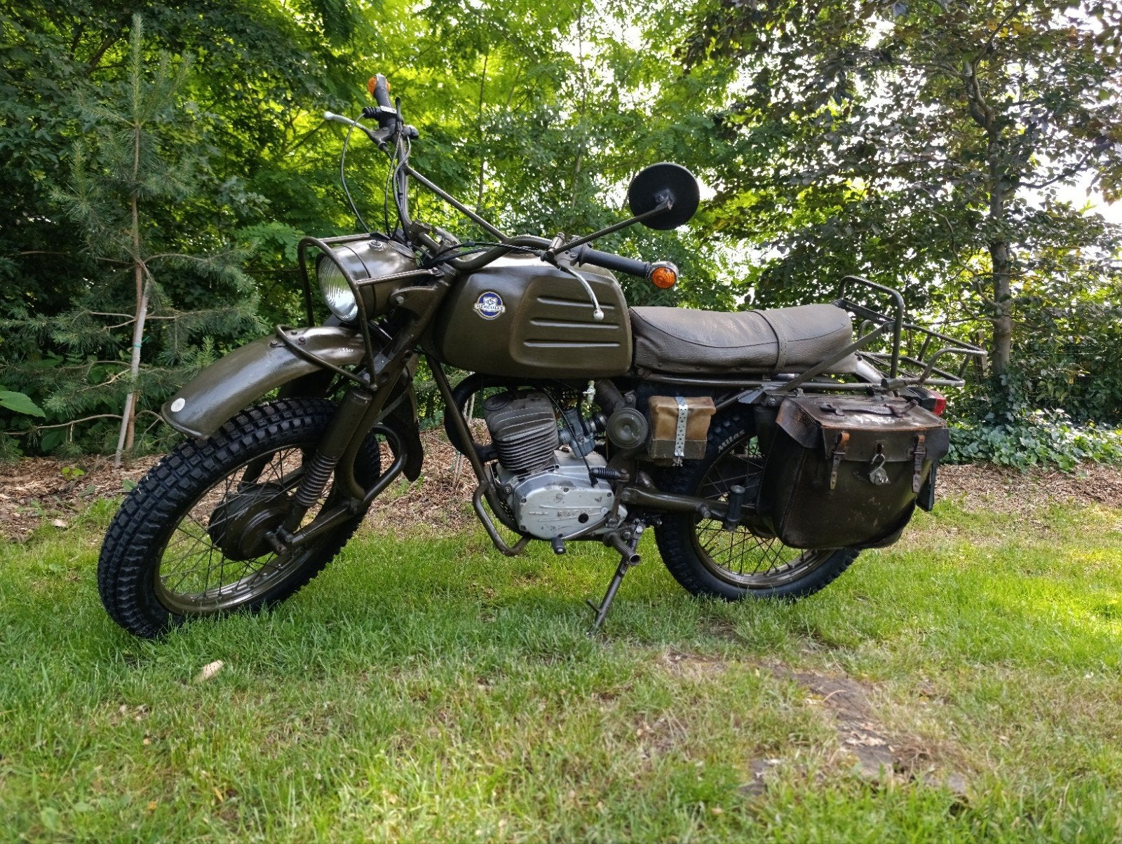 Moto militaire Hercules K125BW, Occasion, Permis Moto A1 minimum, Enduro, 1 cylindre