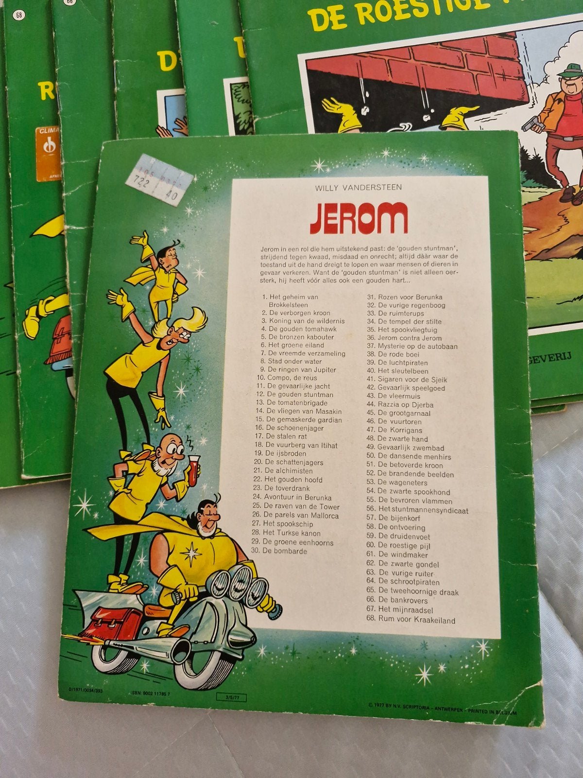 Partij Jerom strips  - 11 stuks - ALLEMAAL EERSTE DRUK, Plusieurs BD, Enlèvement ou Envoi, Willy Vandersteen, Utilisé