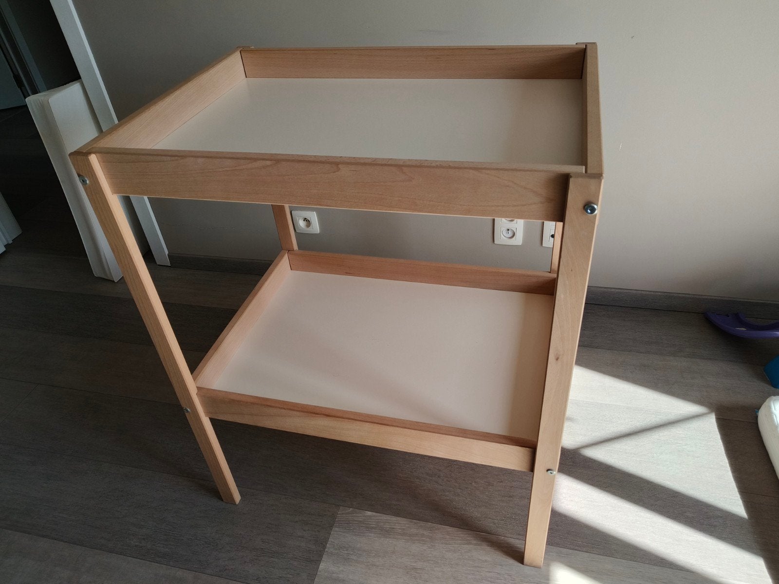 Luiertafel Ikea, Enlèvement
