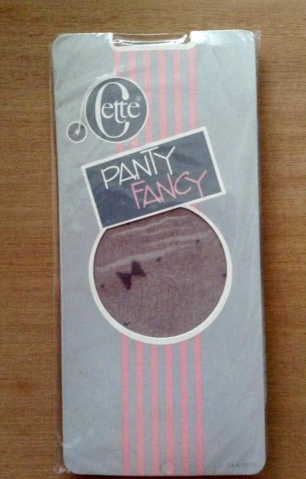 •Vintage Cette Fancy panty Strikjes Grijs Maat M NIEUW, Nieuw, Overige maten, Ophalen of Verzenden, Grijs
