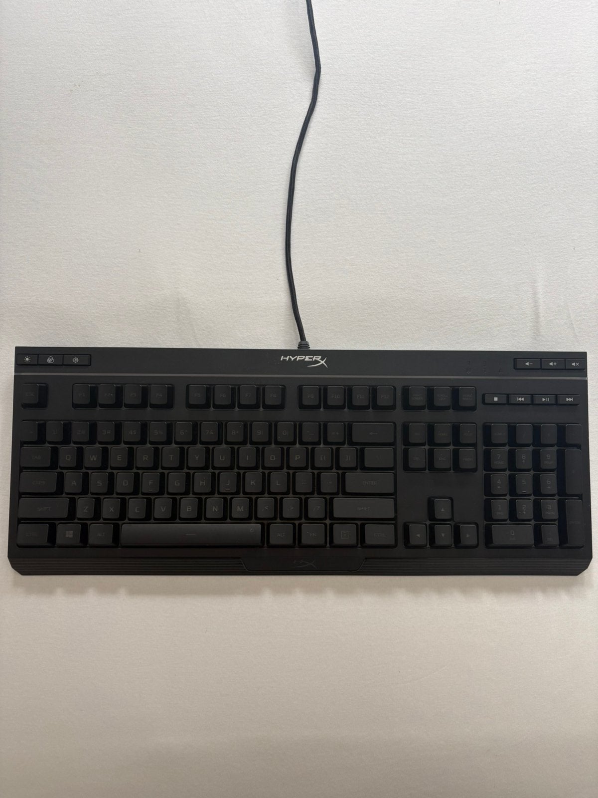 HyperX toetsenbord, Clavier gamer, Comme neuf, Enlèvement, Qwerty