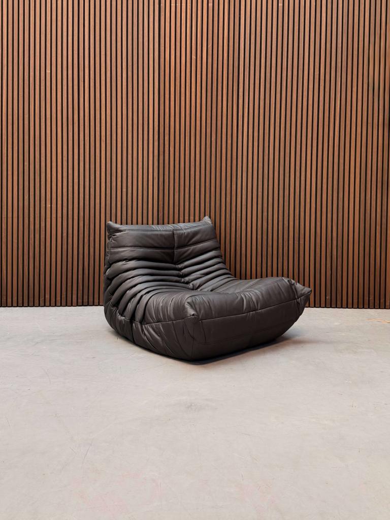 Ligne Roset Togo Fireside Chair | Zwart, Ophalen of Verzenden