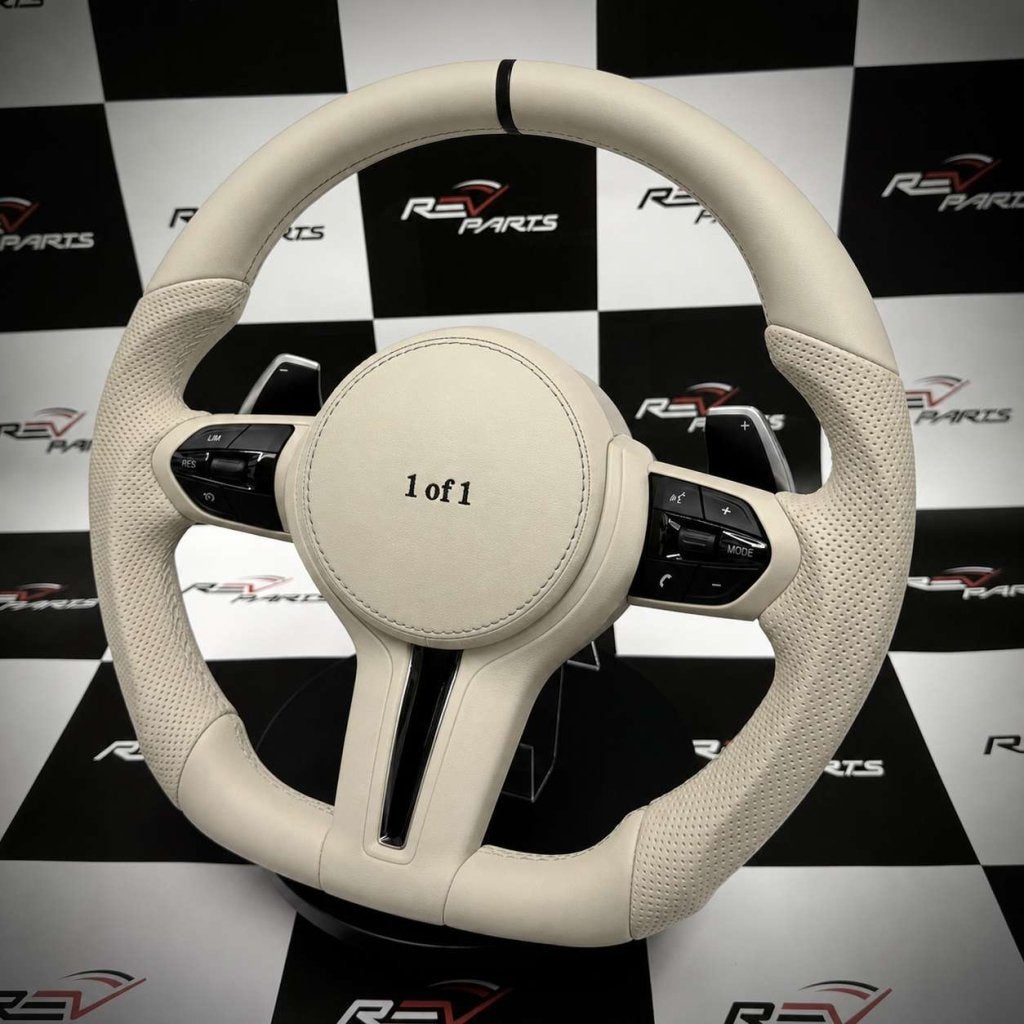 Volant en cuir blanc BMW F et E, Enlèvement ou Envoi, Neuf, BMW