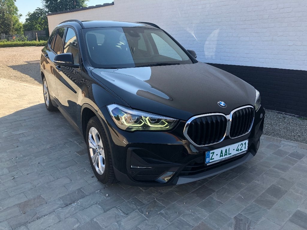 bmw x1hybride automaat navi leder garantie, Zwart, Leder, Hybride Elektrisch/Benzine, 3 cilinders