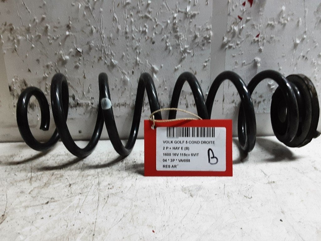 RESSORT DE SUSPENSION ARRIERE Volkswagen Golf V (1K1), Volkswagen, Volkswagen AG, Utilisé, Kundenbetreuung@volkswagen.de