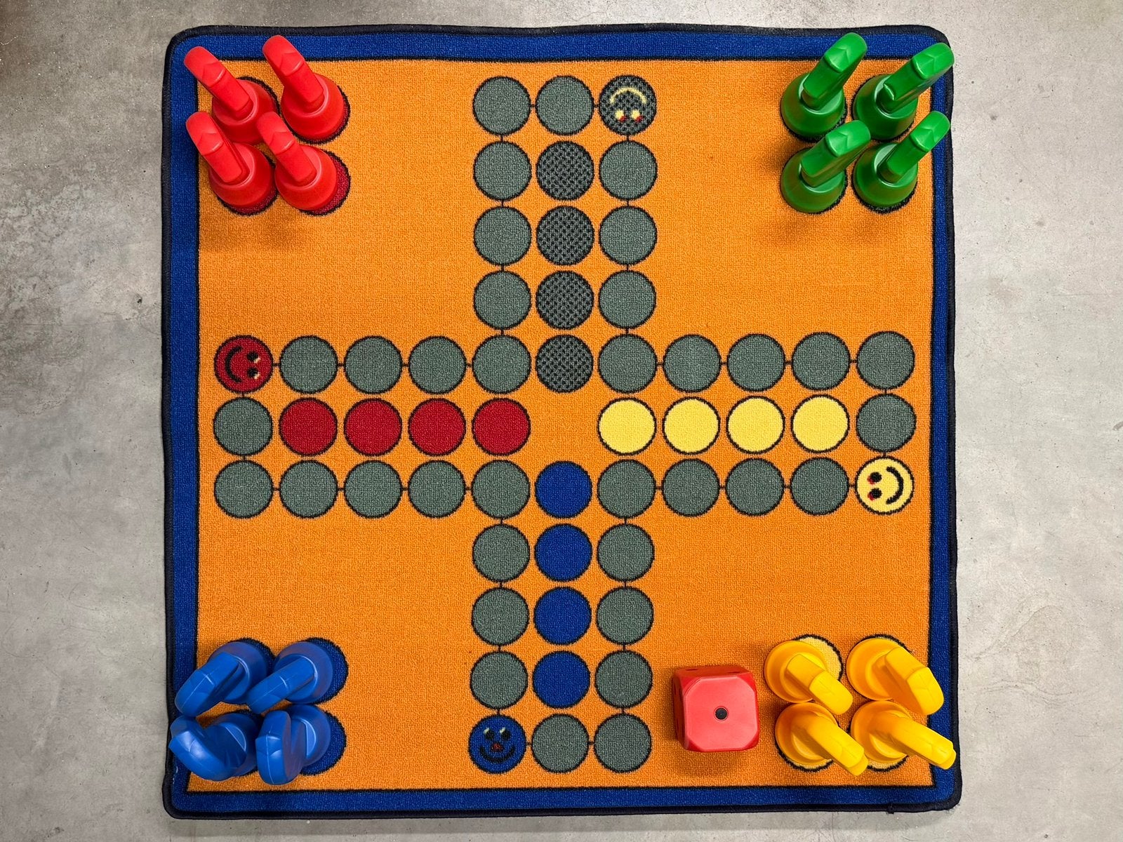 Bordspel paarden (groot formaat +/- 100cm), Enlèvement, Comme neuf