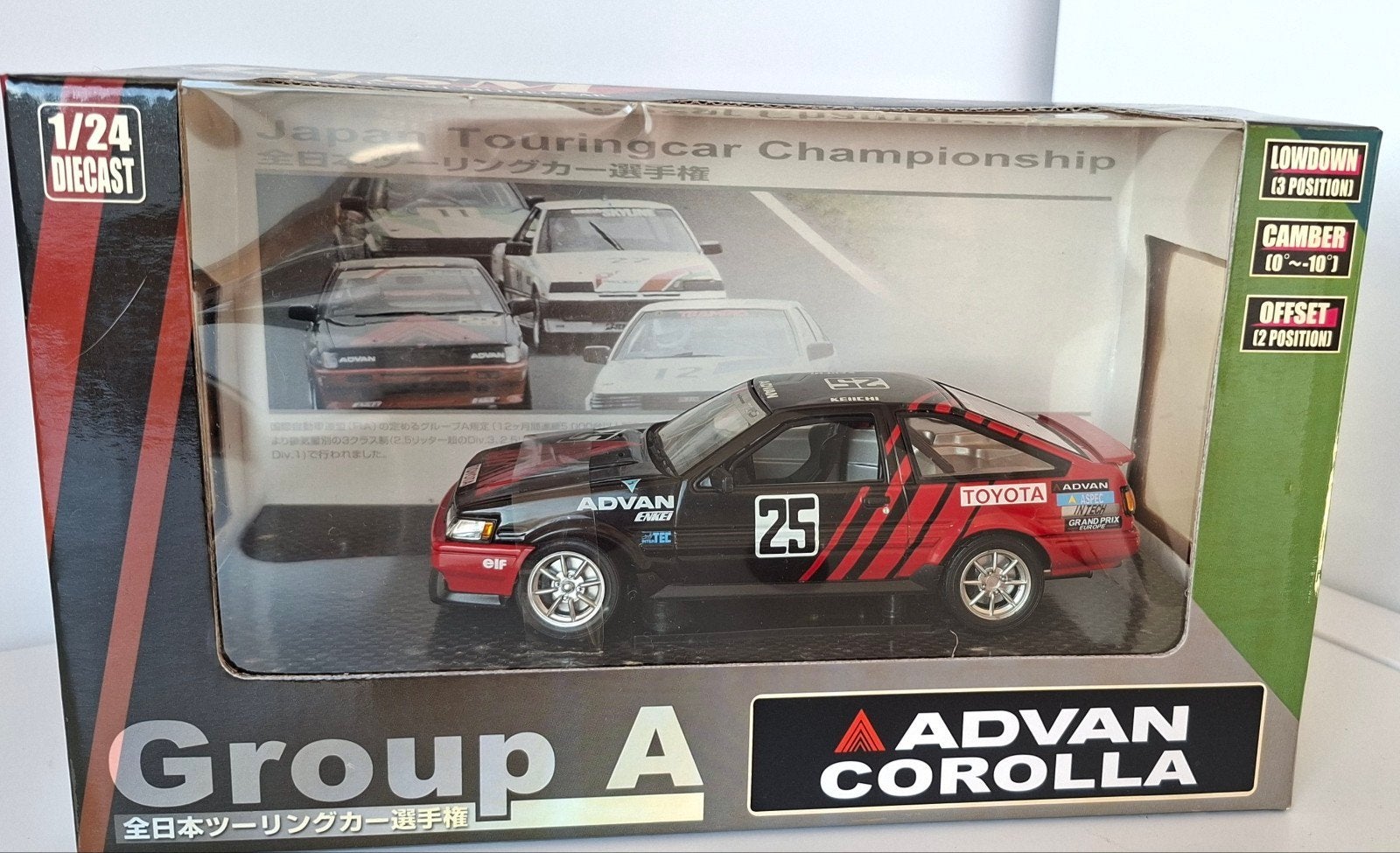 Toyota AE86 Advan 1:24, Ophalen of Verzenden, Nieuw, Auto, Overige merken