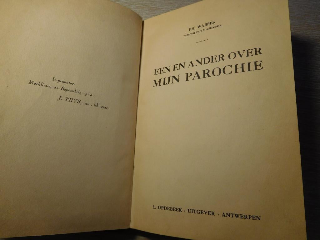 St Lenaerts, één en ander over mijn parochie, Enlèvement ou Envoi