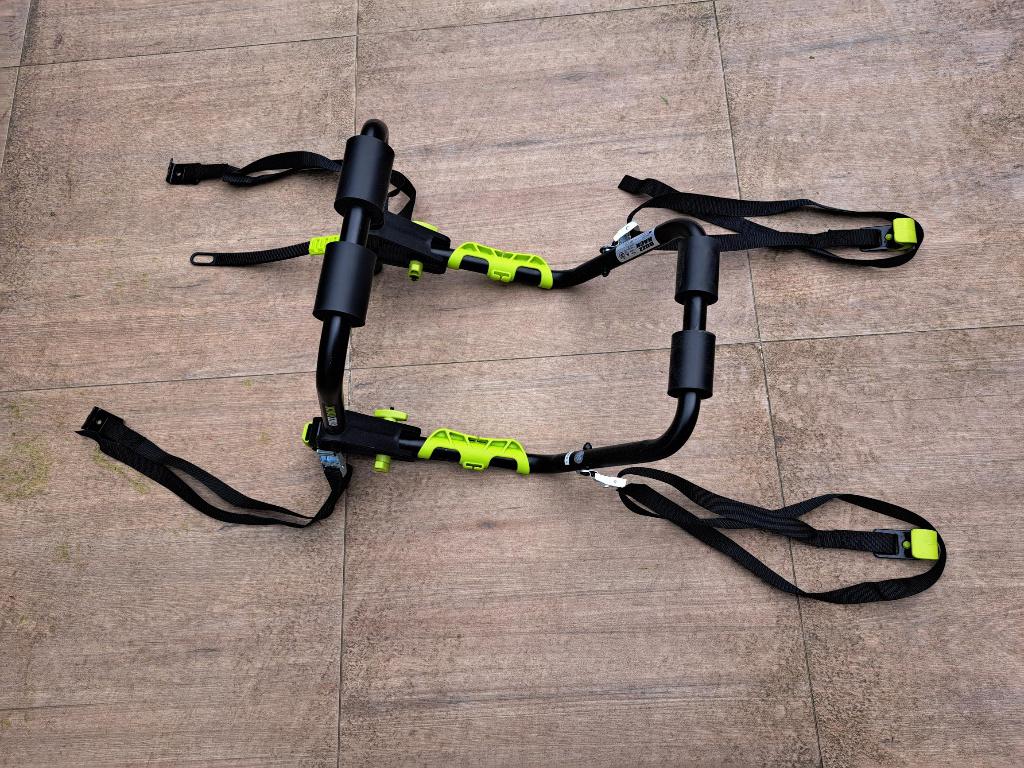 Fluorischerende fietsendrager BUZZ RACK 1022 Kolibri, Elektrische fiets, Zo goed als nieuw, 1 fiets, Achterklepdrager