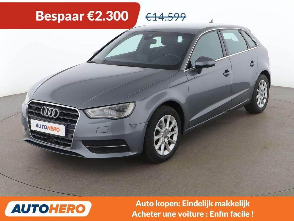 Audi A3 1.6 TDI Attraction (année de construction 2016), Autos, Cuir, Argent ou Gris, Achat, 1280 kg