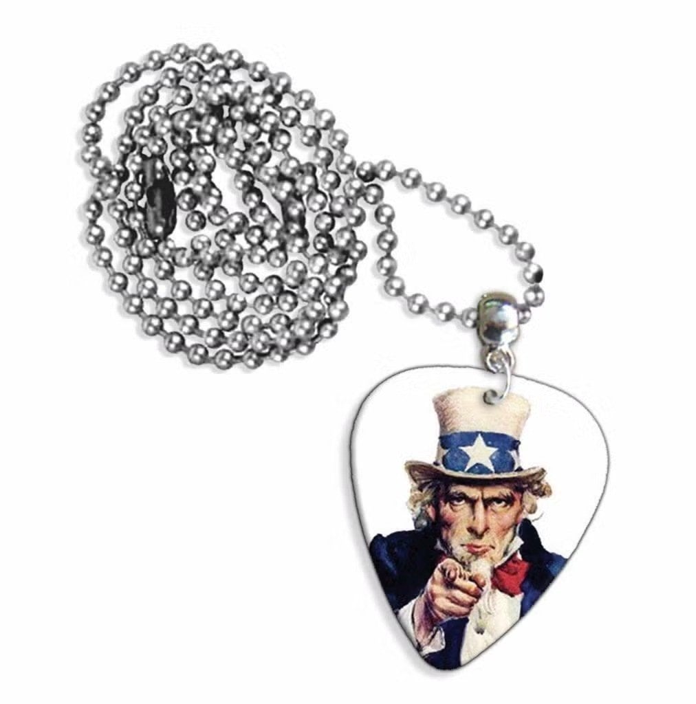 Plectrum ketting of sleutelhanger met afbeelding I want You, Ophalen of Verzenden, Nieuw