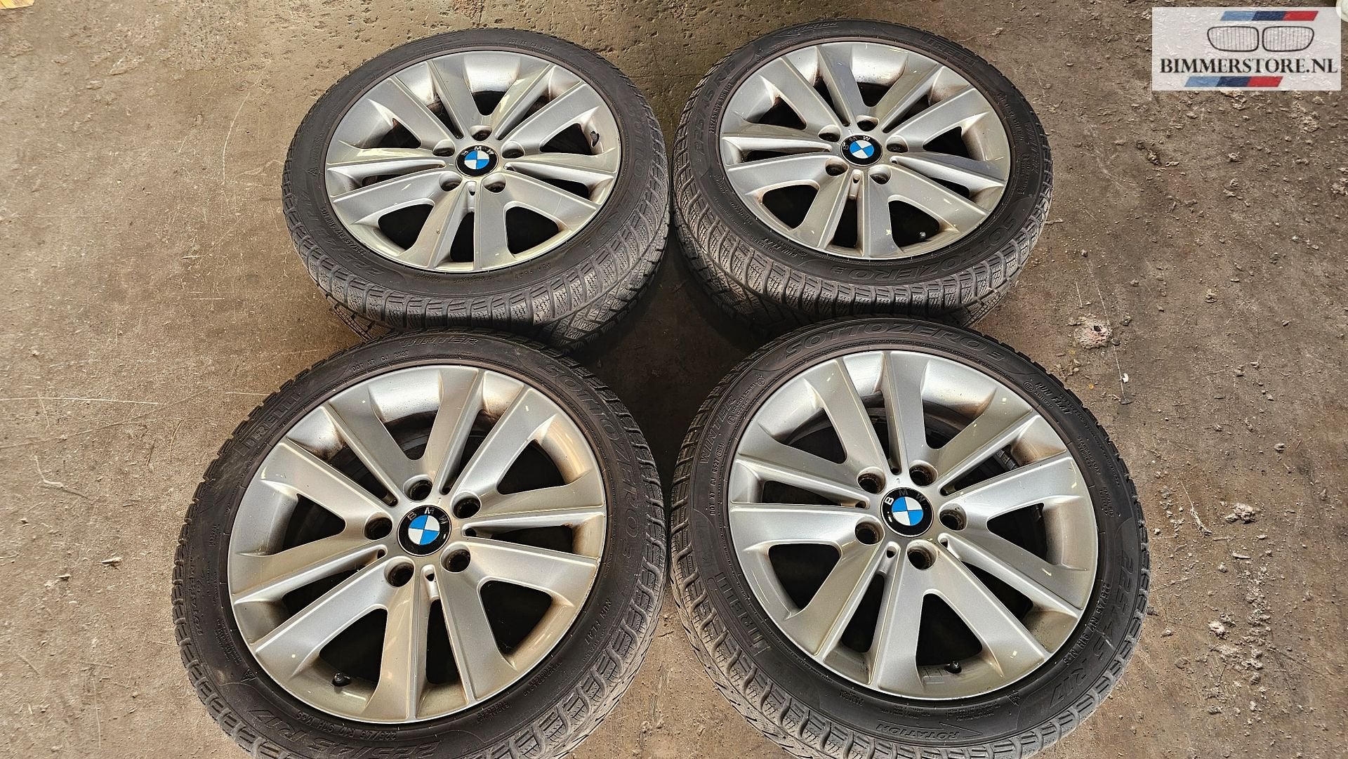Set Originele styling 141 velgen 7.5 X 17 inch BMW 1 serie E, Auto-onderdelen, Banden en Velgen, Gebruikt, Velg(en), -, -