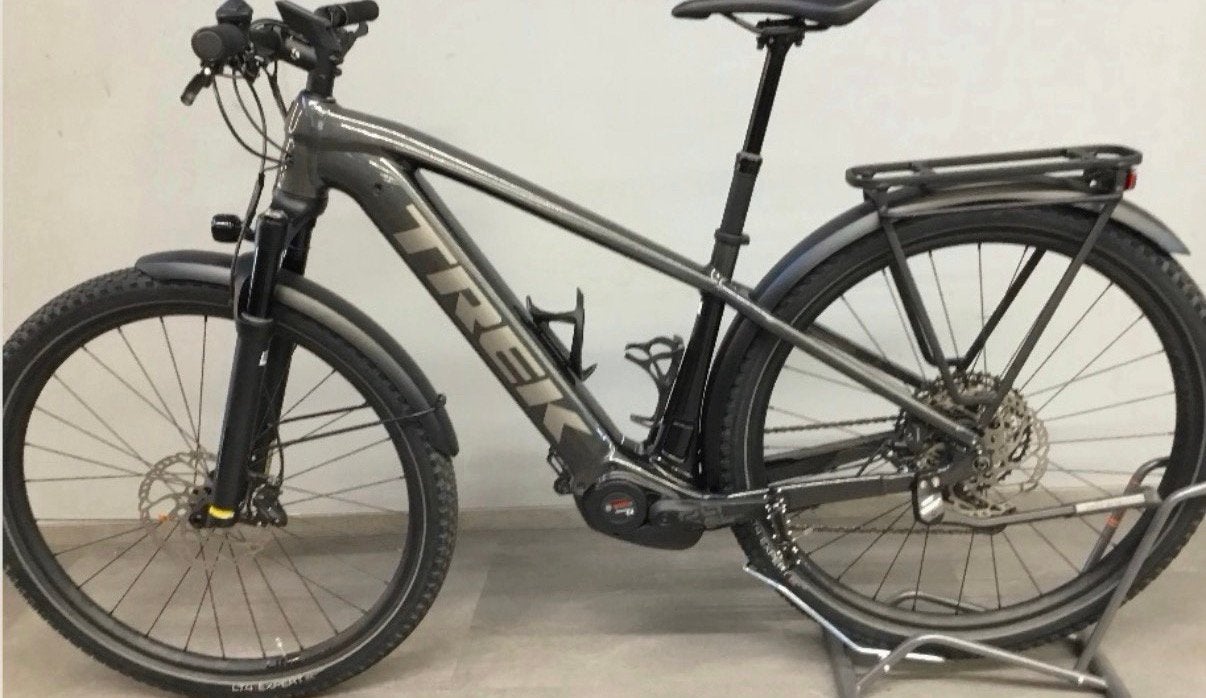 Trek powerfly 7, Gebruikt, Vering, Schijfrem, Ophalen