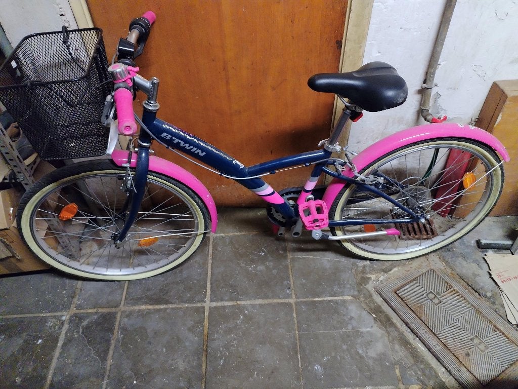 Kinderfiets BTwin met 6 versnellingen, Ophalen, 24 inch, Zo goed als nieuw, Btwin Decathlon