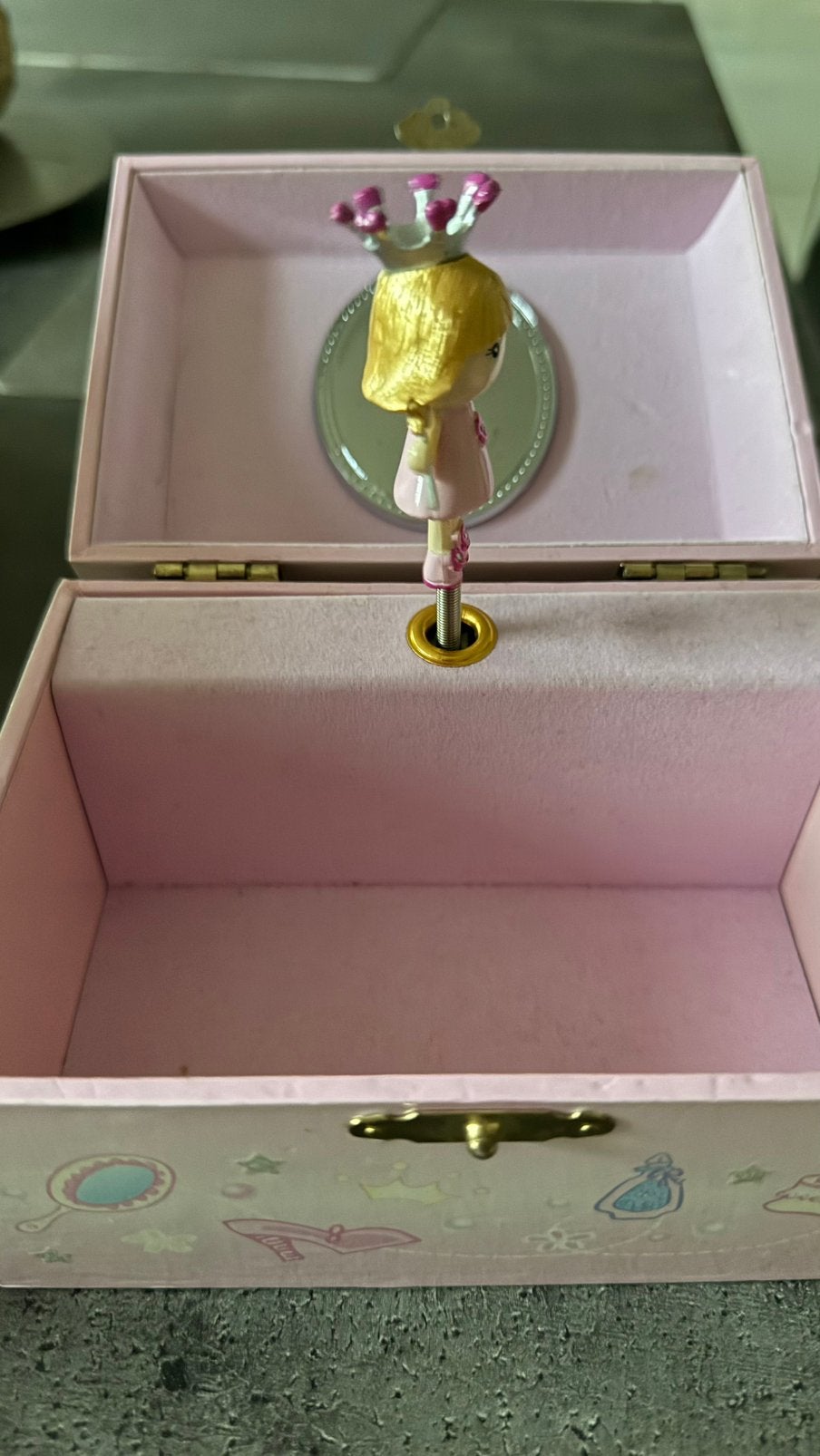 Juwelendoos met muziek, Bijoux, Sacs & Beauté, Boîtes de maquillage & Beauty case, Enlèvement ou Envoi, Comme neuf