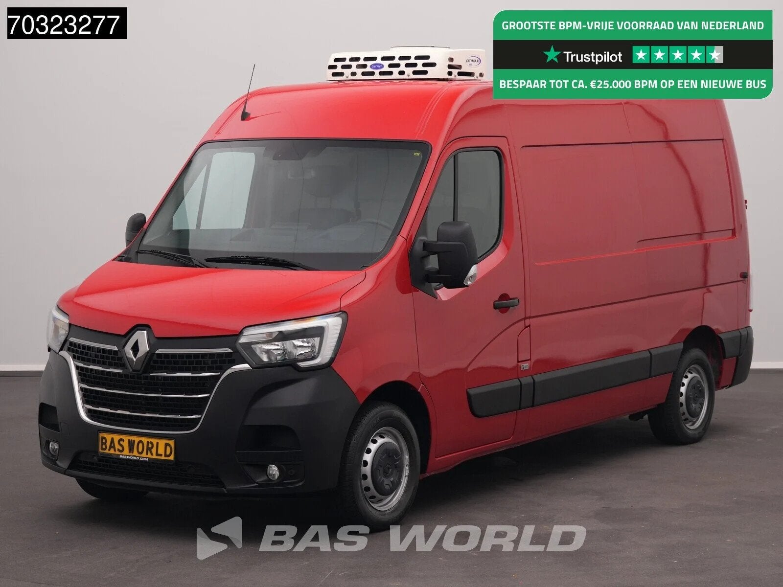 Renault Master 135PK Koelwagen L2H2 Carrier Citimax 400 LED, 100 kW, Gebruikt, Euro 6, 4 cilinders