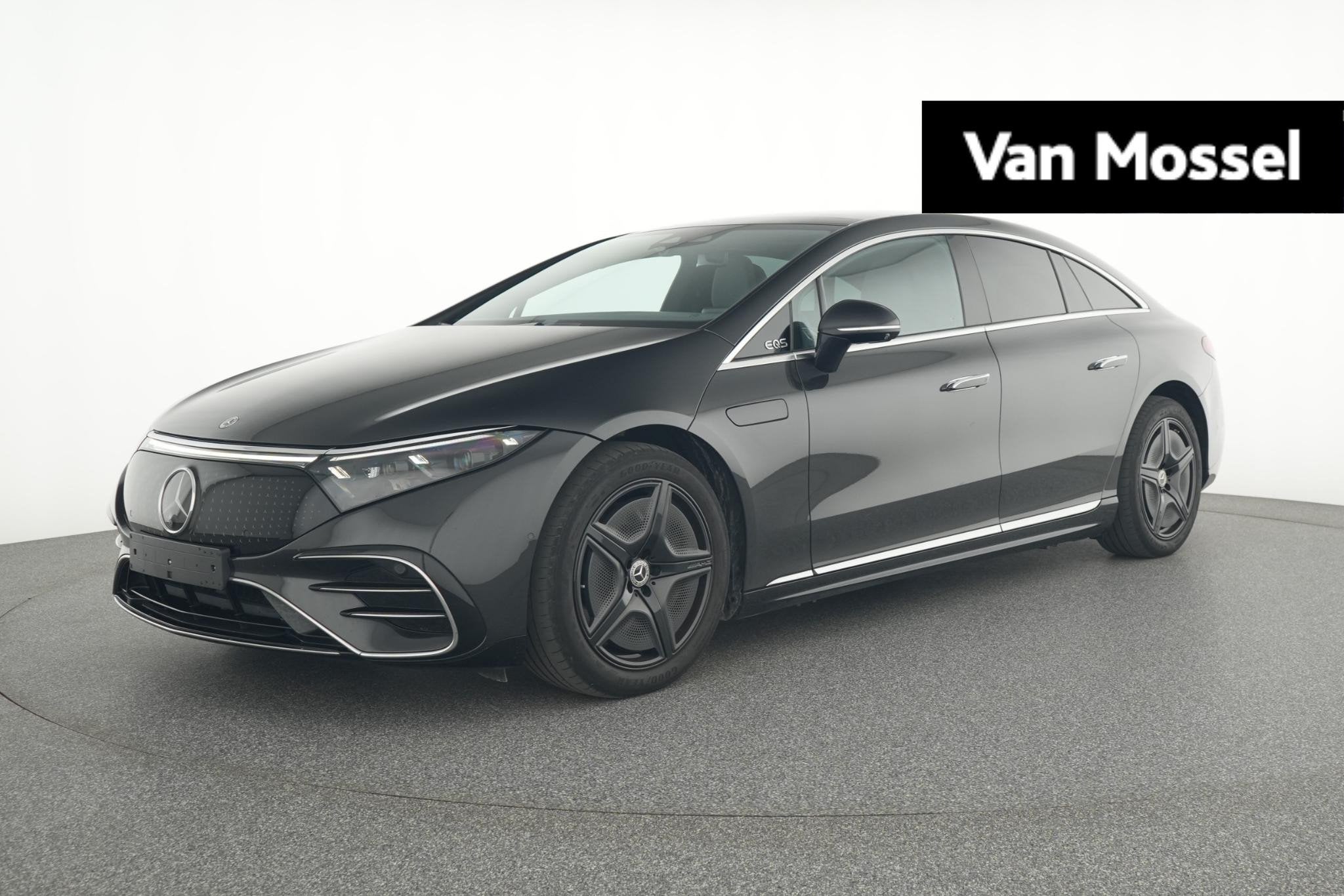 Mercedes-Benz EQS 350 AMG Line + AIRMATIC + PANO DAK + GESTU, Automaat, Achterwielaandrijving, 90 kWh, Zilver of Grijs