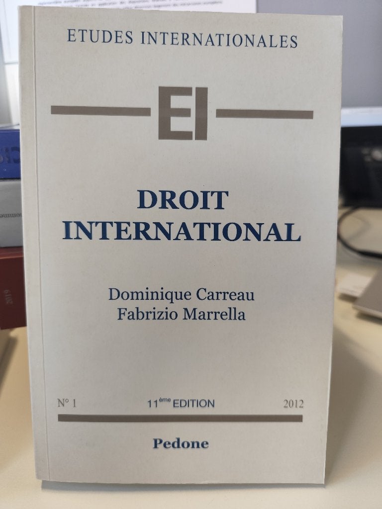 Lot de livres - droit international, ensemble ou à l'unité, Enlèvement ou Envoi, Comme neuf, Juridique et Droit
