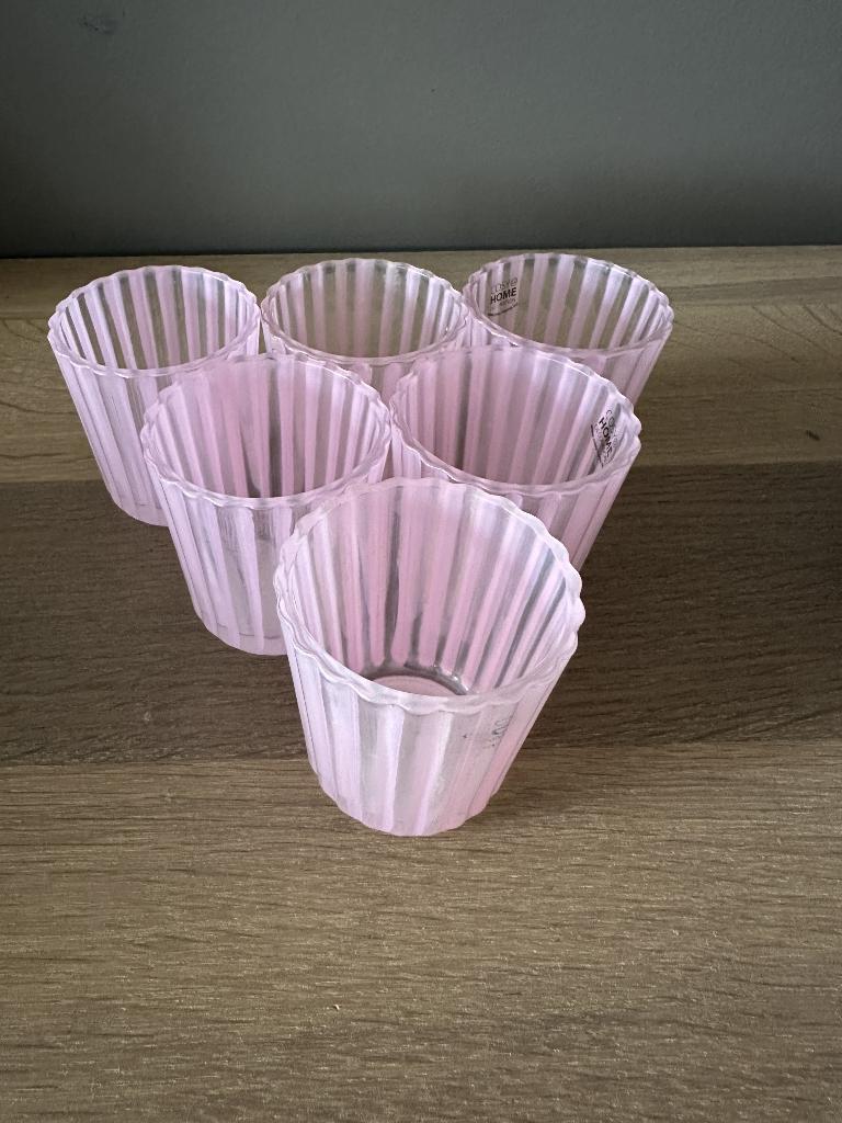 6 theelichthouders, Ophalen of Verzenden