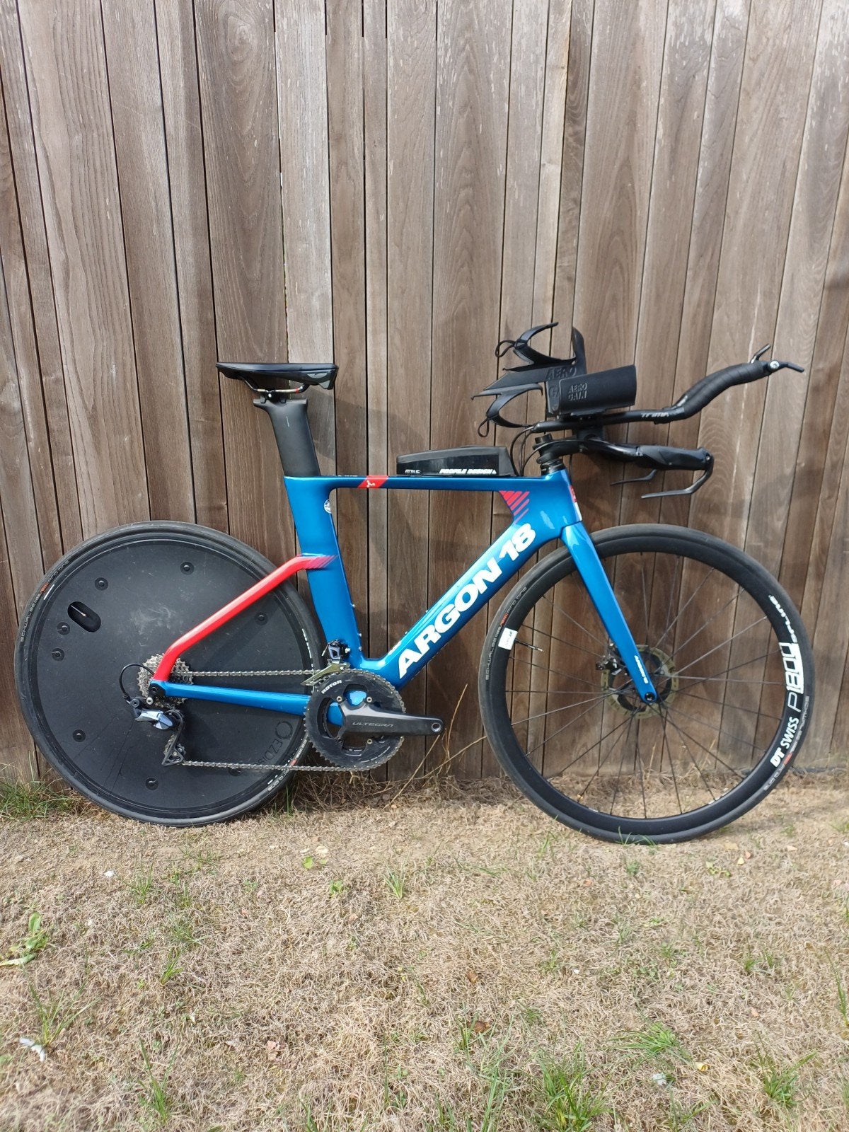 Argon 18 E-117 Tri Disc, Fietsen en Brommers, Ophalen, Carbon, Heren, Zo goed als nieuw