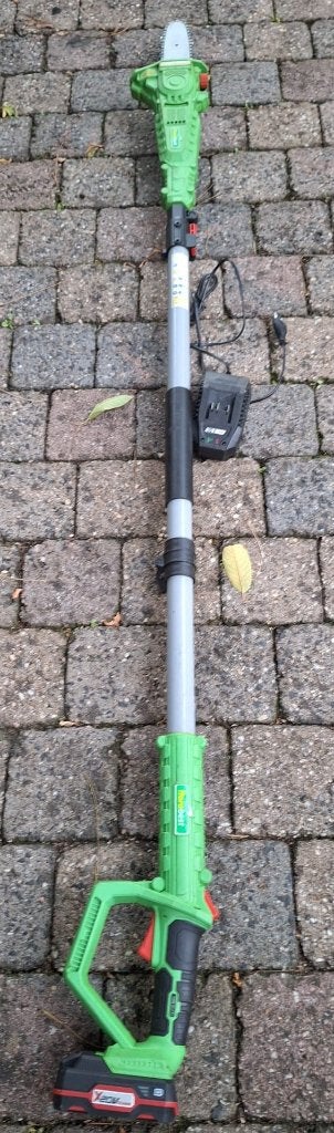 takken kettingzaag op accu, Ophalen, Florabest, Telescopisch, Gebruikt