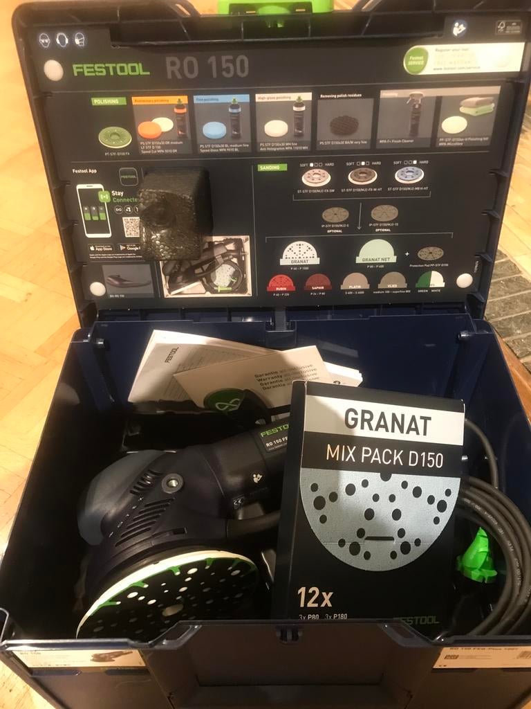 Festool rotex 150 nieuw, Comme neuf
