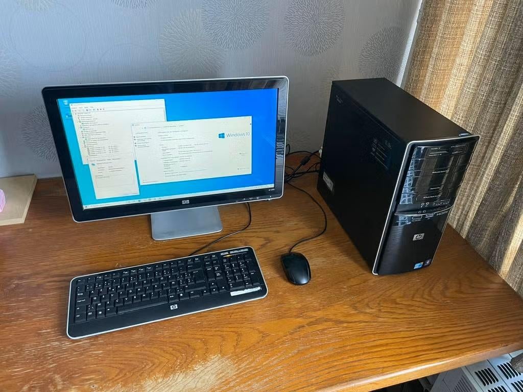 HP computer set, Informatique & Logiciels, 256 GB, HDD, Avec carte vidéo, 8 GB