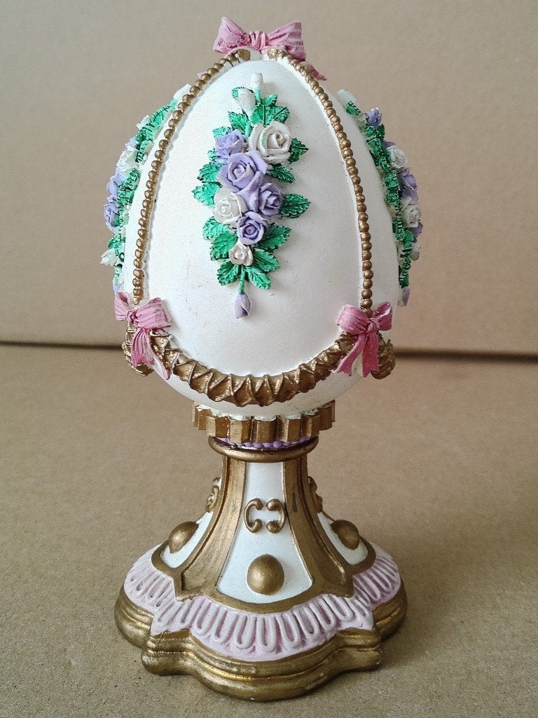 Curiosa Lefton Royal Egg Collection Musical Egg Michelle, Ophalen of Verzenden