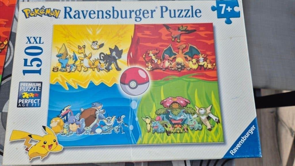 Pokemon puzzel, Ophalen of Verzenden, Meer dan 50 stukjes, Zo goed als nieuw, 6 jaar of ouder