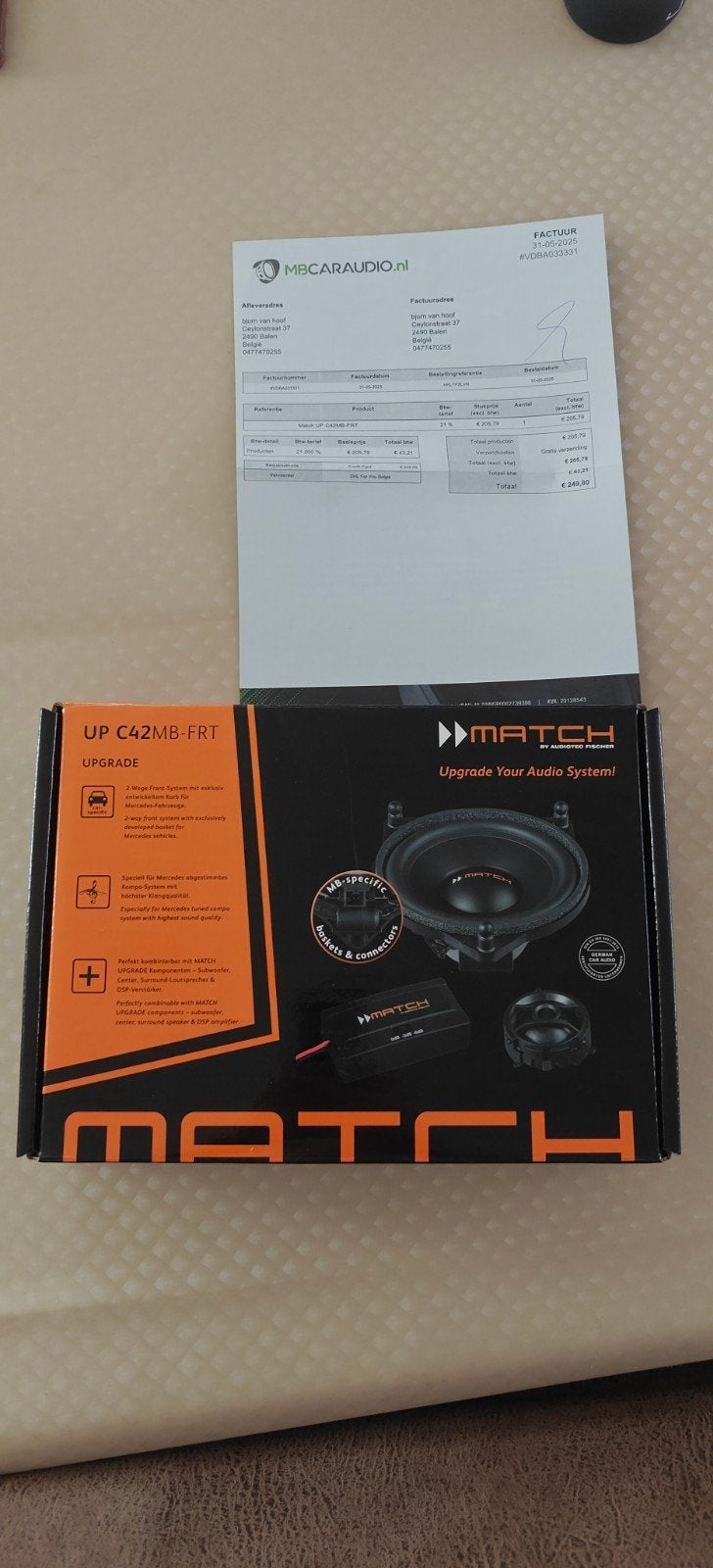 upgrade speaker set Mercedes, Ophalen of Verzenden