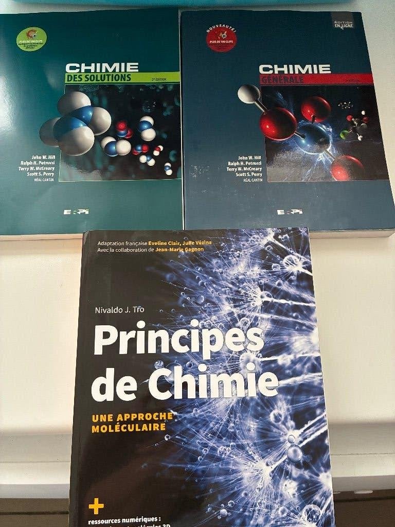 Physique chimie économie livres, Livres, Enlèvement, Utilisé